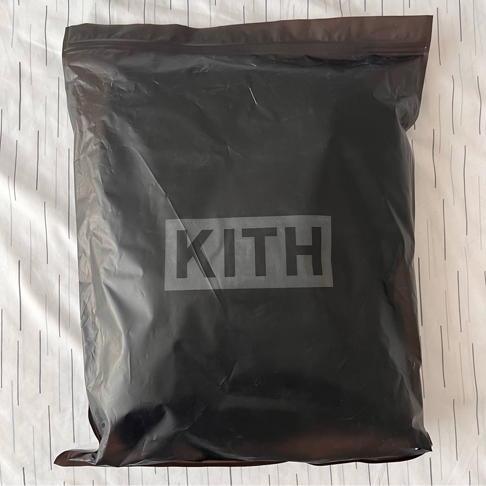 Classic Kith Box Logo Williams Logo Tonal Sweatshirt Hoodie Small New Black - Picture 6 of 6